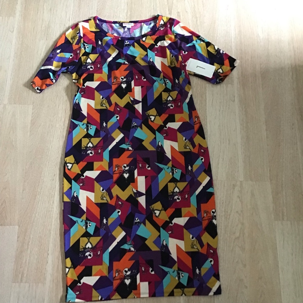 LuLaRoe Geometric Jack Skellington Julia